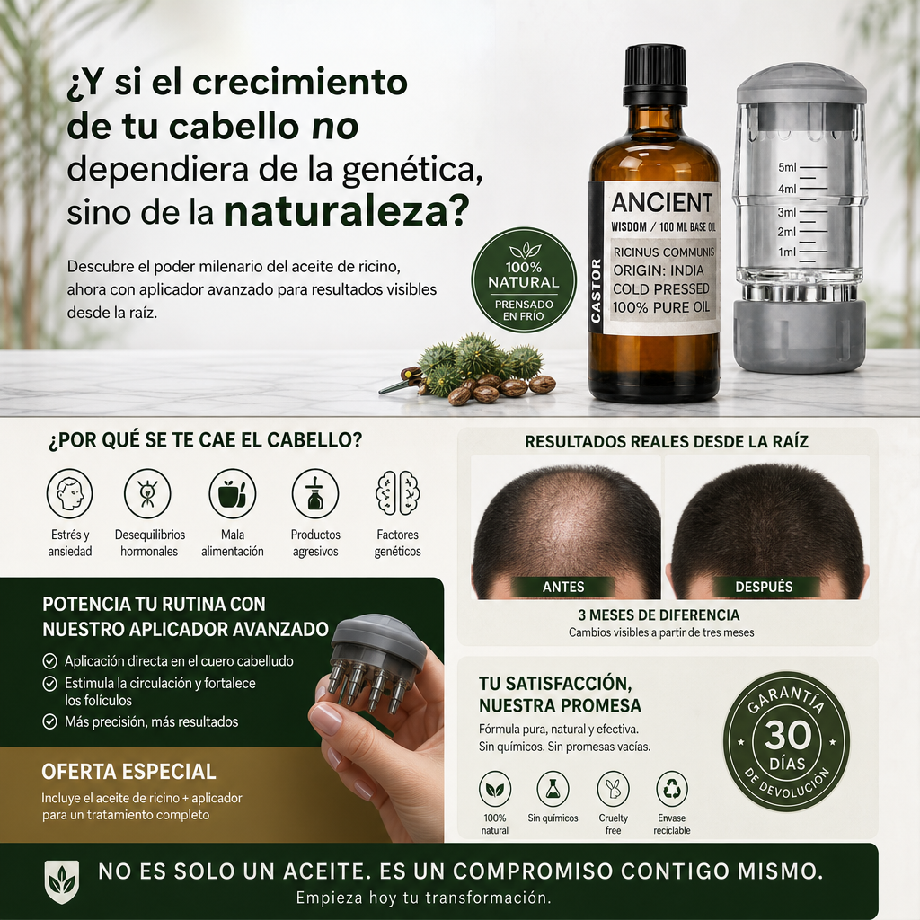 *ENVÍO GRATIS* Aceite de Ricino 100 ml